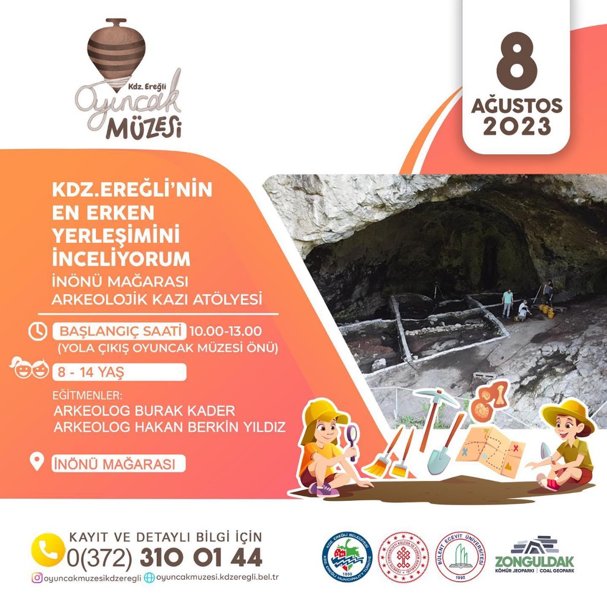 İnönü Mağarası Arkeolojik Kazı Atölyesi