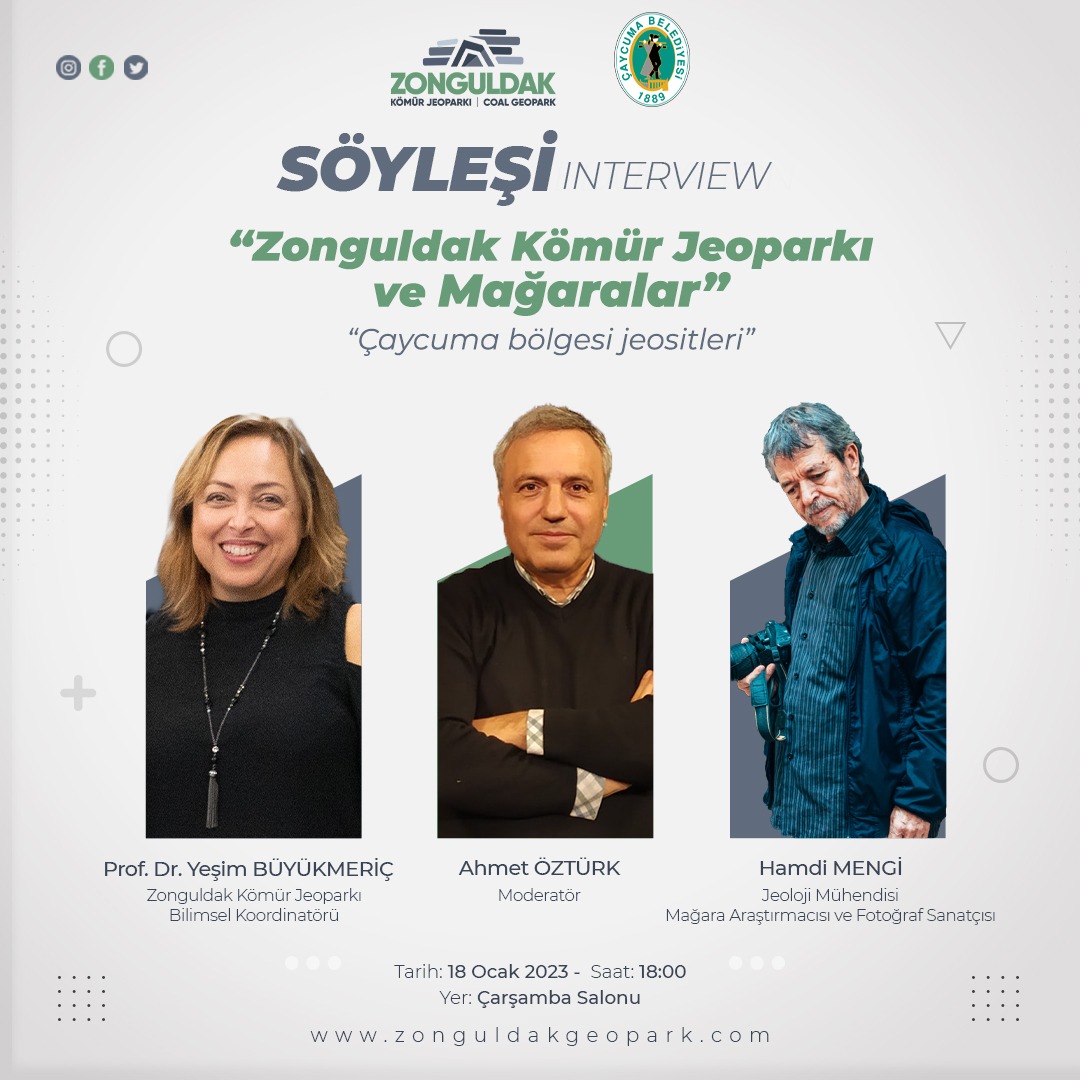 Zonguldak Kömür Jeoparkı ve Mağaralar ve Çaycuma Bölgesi Jeositleri Söyleşisi 