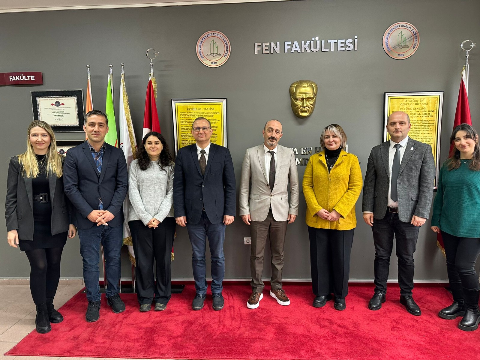 UZKJ Müdürlüğü ZBEÜ Fen Fakültesi Dekanı nı Ziyaret Etti