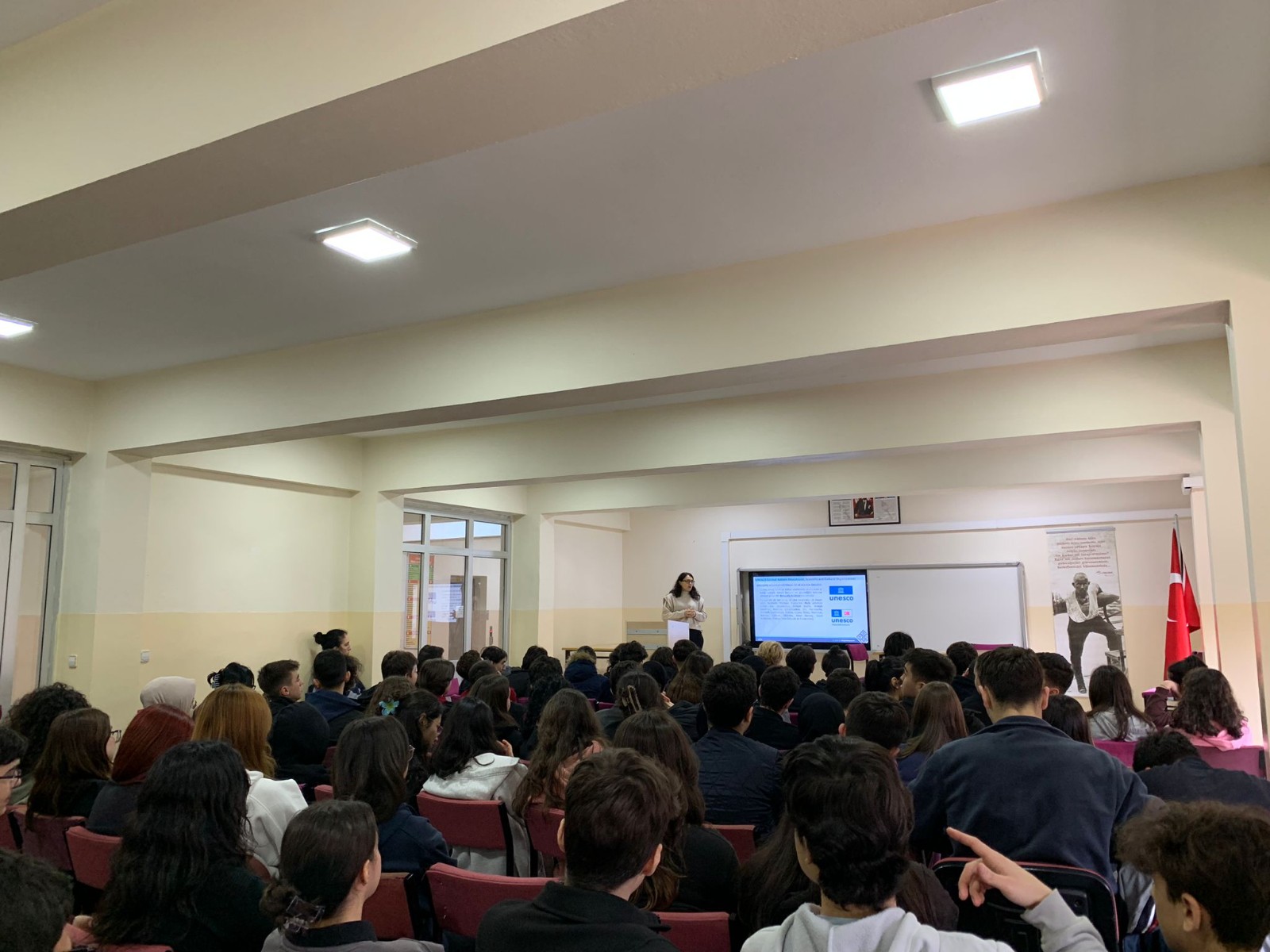 Zonguldak Borsa İstanbul Lisesine Jeopark Hakkında Bilgilendirme Yapıldı