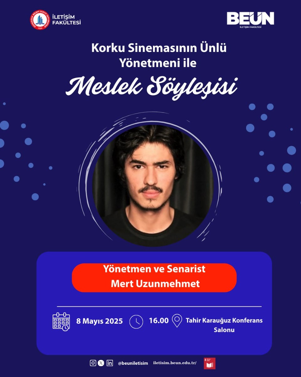 Korku Filmlerinin Ünlü Yönetmeni Mert Uzunmehmet Meslek Söyleşisi