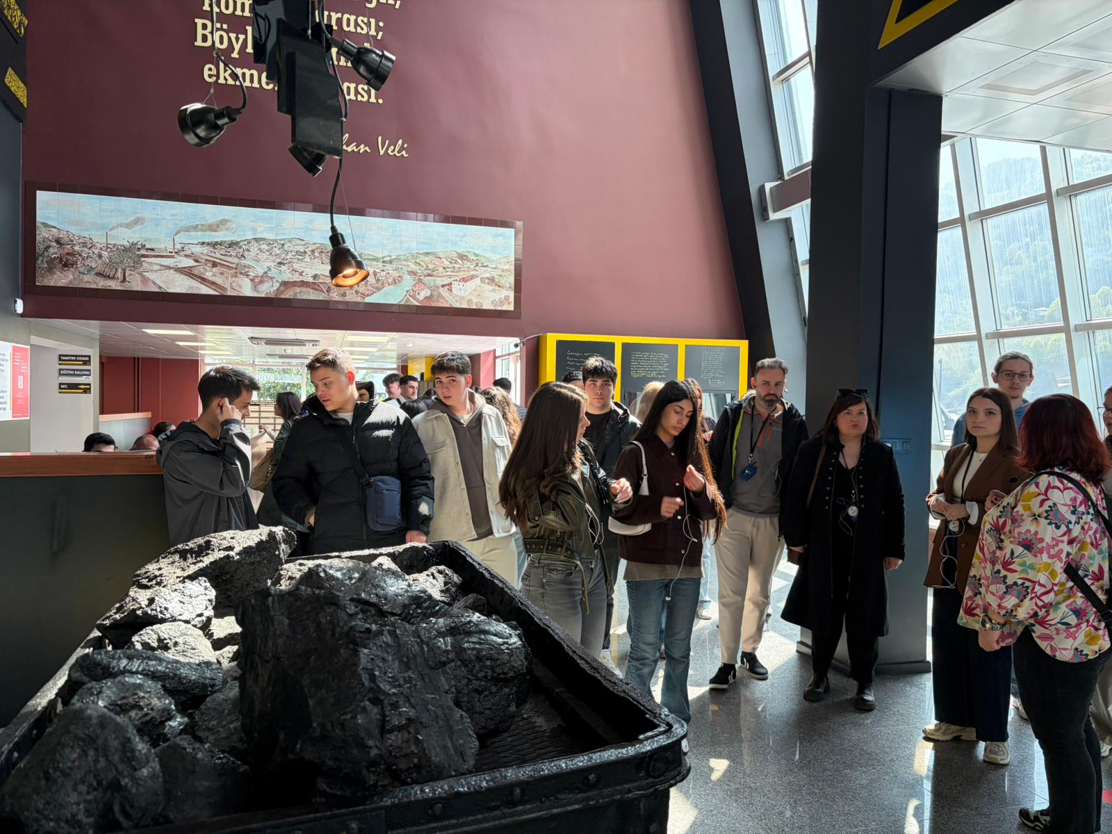 Erasmus + Demokratie Stärken ( Demokrasiyi Güçlendirmek) Programı Kapsamında Yürütülen Kardeş Okul Projesi Çerçevesinde Zonguldak Kömür Jeoparkı Ziyareti