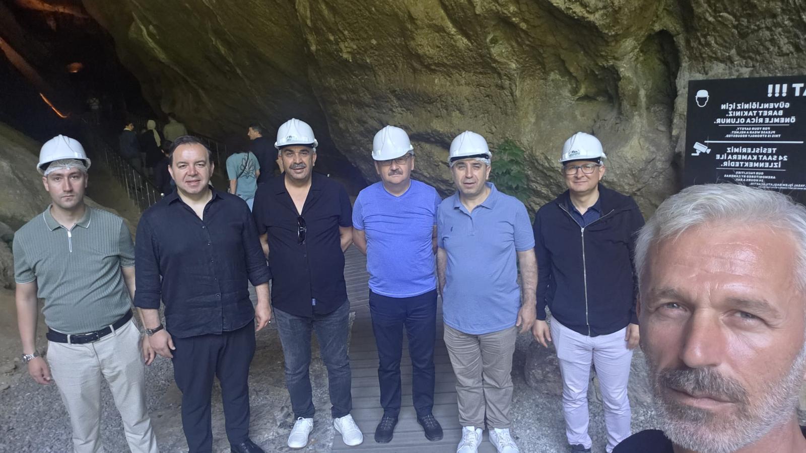 İl Milli Eğitim Müdürü ve Bakanlık Müfettişlerinden Jeopark Alanlarına İnceleme Ziyareti